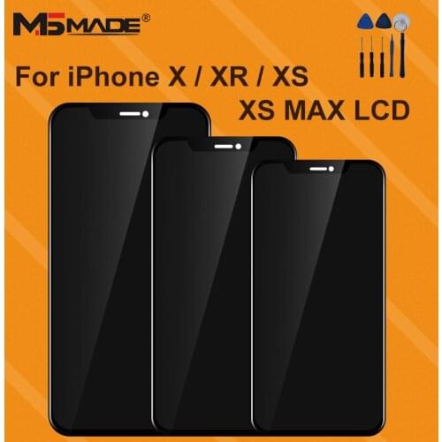 AAAAA OEM OLED For iPhone X XS XR XS MAX LCD Display Touch Screen Replacement with 3D Touch Digeiter For iPhone XS LCD XR