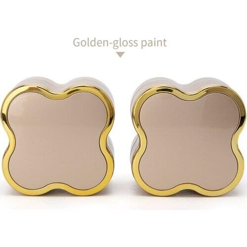 Gold Four Leaf Women Earring Jewelry Display Packaging Box For Wedding Ring Necklace Jewellry Organizers Lover Anniversary Gifts