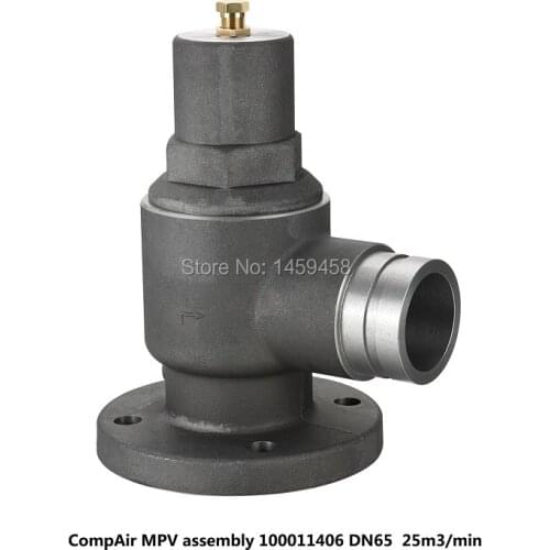 Free shipping OEM mininum pressure valve assembly MPV 100011406 DN65 for CompAir L55-90 oil injected air compressor parts