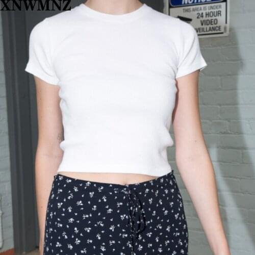 2020 Summer Newborn Baby T Shirts Ribbed Girls Top Tees Short Sleeve White Black Cotton T Shirt for Kids Boy Girl Clothing