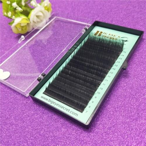 Promotions price individual eyelash extension Natural Eye lashes Extension Korea Fiber Lash Extension for Professional