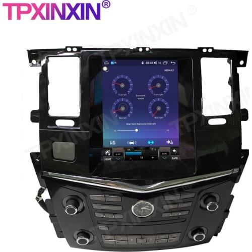 Android 11 Tesla Style Screen Car Radio For Nissan Patrol 2014-2020 Multimedia Video Player Navigation Stereo Head Unit GPS 2din