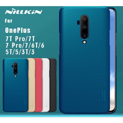 Nillkin for OnePlus 7T Pro 7 Pro 6T 6 5T Case Super Frosted Shield PC Back Cover for OnePlus 7T 7 Pro 6 6T 5T 5 3 3T Nilkin Case