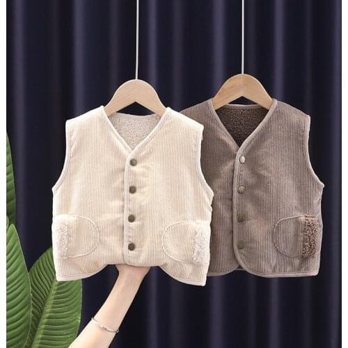 Baby Velvet Vest 2021 Autumn Winter
