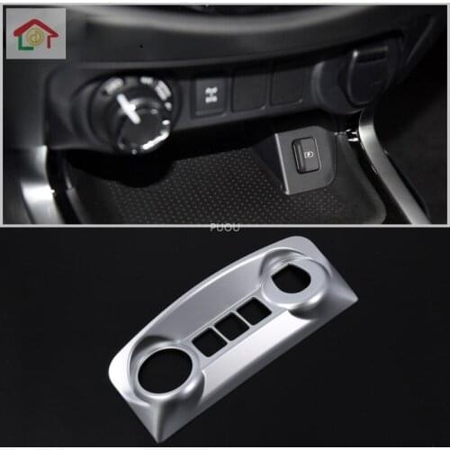 Hot sale For Nissan Terra 2018 2019 Car Styling ABS Chrome Inner Cigarette Lighter Decoration Frame Trim Auto Accessories