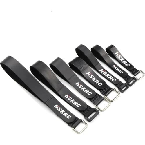 HSKRC Nylon Non-Slip Coating 150mm 200mm 250mm LIPO Battery Strap for RC FPV Racing Drones Replacement DIY Parts