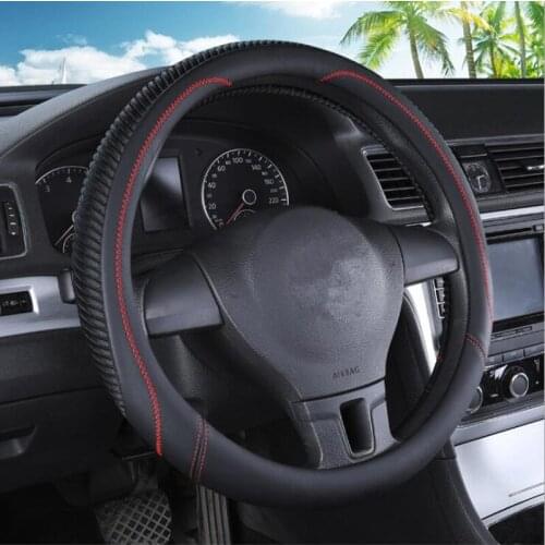 Ice silk Sport Car Steering Wheel Covers Anti-Slip Auto Steering-wheel Cover Car-styling Steering wheel protective cover
