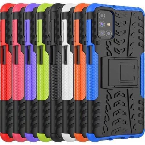 100pcs/Lot Free Shipping 2 In 1 Comb Armor Hybrid Case For OPPO F19 Reno 5Z A94 Realme 8 7i C17 C15 A53 A32 A92 2020 Plus Pro