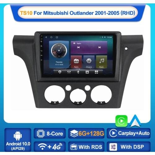 MEKEDE Android 10.0 Car GPS Navigation DVD Multimedia Player For MItsubishi Airtrek Outlander 2001 - 2005 Stereo Player WIFI BT