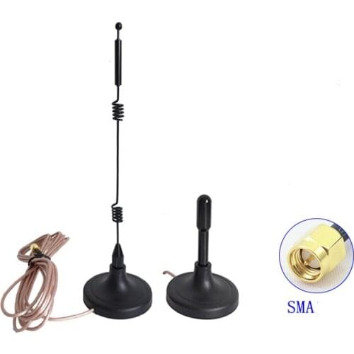 2.4G/5G/5.8GMHz Wifi Router Network Card Module Dual-band High-gain Large Sucker Antenna