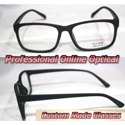 Gafas Glasses Men Fullrim Matte Fashion Optical Custom Made Lenses Reading Glasses +1 +1.5 +2+2.5 +3 +3.5 +4 +4.5 +5 +5.5 +6