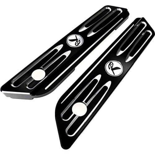 Shallow Cut Drive Contrast Cut Saddlebag Latch Covers Fit For Harley Touring Street Road Glide Road King 2014-2017 Models