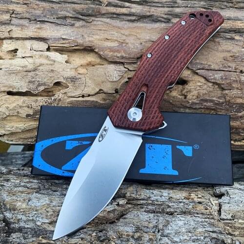 Hunting Folding Knife ZT0308 zero tolerance G10 Handle Camping Survival Set Tactical Knives Outdoor EDC tool