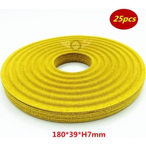 25pcs 180mm 39-75mm Core Freely Cut Woofer Spring Pad 15-18 Inch Subwoofer Elastic Wave Centering Piece Repair Accessories