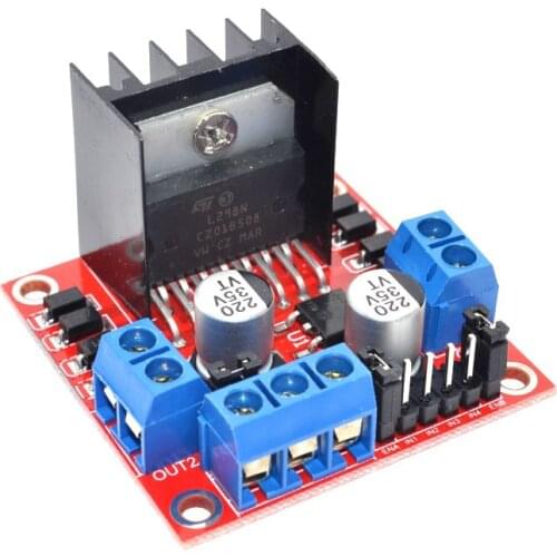 5PCS L298N Motor Driver Board Module Stepper Motor Breadboard Peltier L298N High L298 DC Motor Driver Power For Smart Car Robot