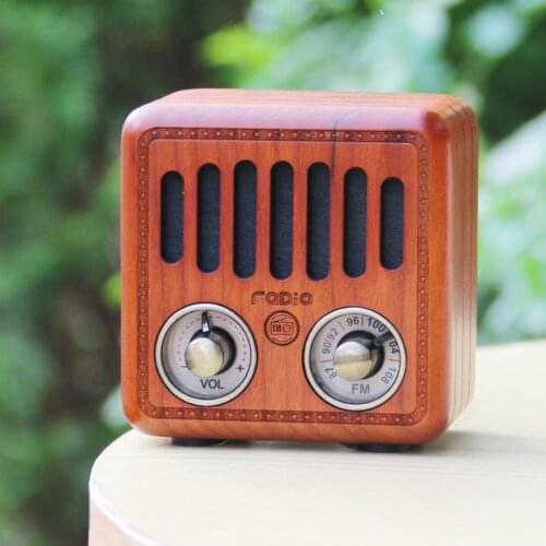 Retro Radio Digital FM Radio Digital Linternet Radio Portable FM Radio Mini Bluetooth Speaker Old Fashioned Classic Style