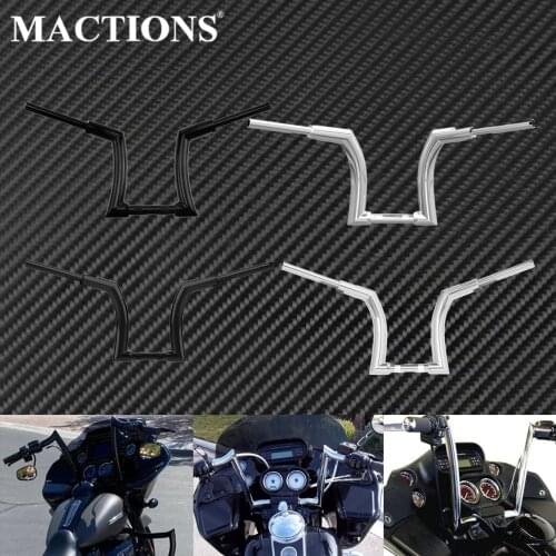 Motorcycle 12" 14" 16" Bar Handlebars Z Drag Bar For Harley Touring Road King FLHR Softail Dyna Breakout Slim Fat Boy Deluxe