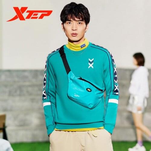 Xtep Bottomless Hoodie Male New Fashion Casual Long Sleeve Pullover Hip Hop Street Mens Clothing 880127050064