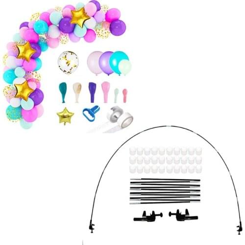 3.5M Table Balloon Arch Kit + 88Pcs Balloon Set For Birthday Party Wedding Graduation Christmas Baby Shower Decor