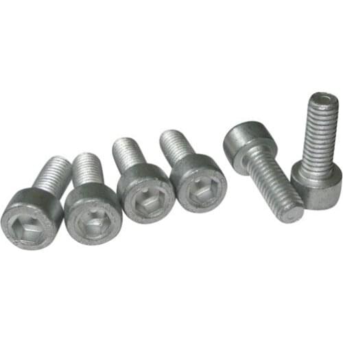 M6*22mm Bike Fork Screw Bicycle Stem Screws Disc Brake Clamp Screw 6pcs