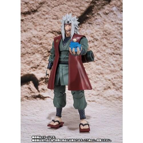 Anime SHF Naruto Shippuden Jiraiya BJD Joints Moveable PVC figure Model Toys