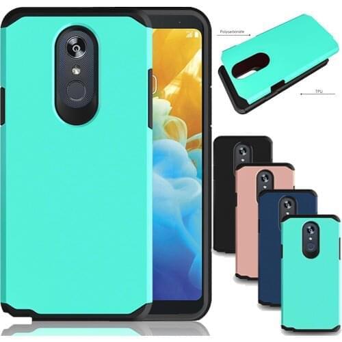 For LG Stylo 5 Dual Layer Hybrid Armor Case Shockproof Anti Scratch Protective Soft TPU & Hard Back Cover