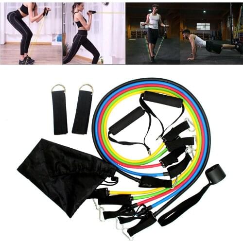 Fitness Equipment Pull Rope Home Gym Pull Rope Fitness Exercises Resistance Bands Latex Tubes Pedal Excerciser Body Training