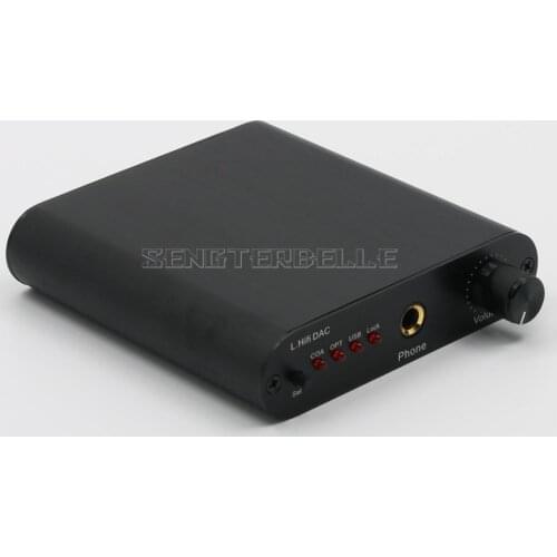 L1387Solo 8X TDA1387 Coaxial Optical USB DAC Audio Decoder HiFi Headphone Amplifier