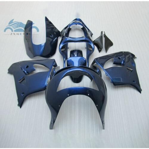Customized parts for KAWASAKI Ninja 1998 1999 ZX 9R motorcycle fairing kits road racing fairings kit 98 99 ZX9R dark blue parts