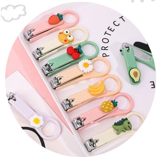 Cute Cartoon Nail Clippers Small Nails Trimmer for Children Newborn Baby Home Portable Manicure and Toe Repair Tools Infantil