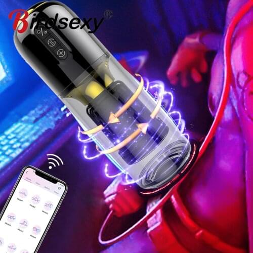APP Wireless Remote Vibrator Male Masturbator Automatic Hands Silicone Vagina Real Pussy Pocket Masturbator Cup Adult Sex Toys