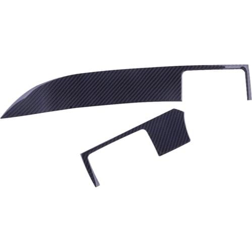 2Pcs Front Left Right Carbon Fiber Dashboard Air Outlet Vent Frame Trim Fit for Honda Accord 2014 2015 2016 2017 LHD