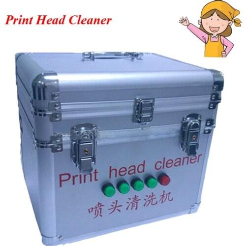 Print Head Cleaner Portable Ultrasonic Cleaner Practical Cleaning Appliance with Water Shortage Alert Function