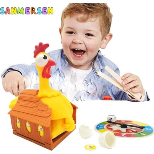 Squawk Chicken Games for Kids Adults Toys Antistress Squeeze Screaming Chicken Fun Pet Novelty Gag Toy Funny Gift Chicken Toys