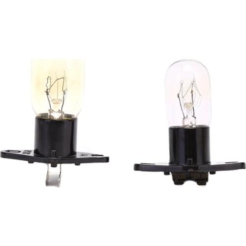1pc Universal Microwave Oven Global Light Lamp Bulb Base Design 250V 20W Replacement