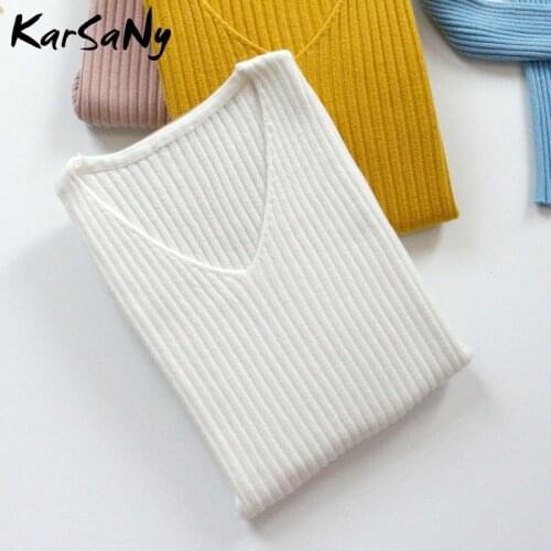 V Neck Sweaters Women Winter Autumn Woman Jumper Pink Top Sweaters And Pullovers Green Knitted Sweater Women Pull Vintage 2021