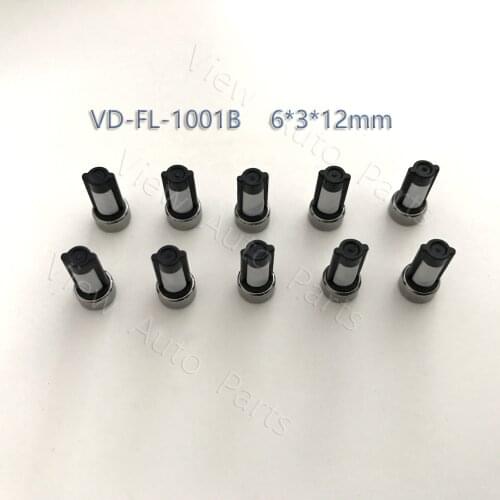 10 pcs Fuel Injector Micro Basket Filter Stainless Steel Crush Ring for ASNU03C Fuel Injector Repair Kit 6*3*12mm VD-FL-1001B