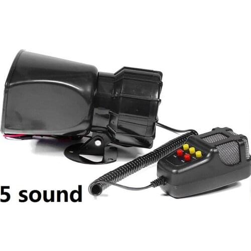 12V Multipurpose Speakers Loud Car Horn Air Horn Megaphone 5 Tone 100W Horn Car Motorcycle Accessories