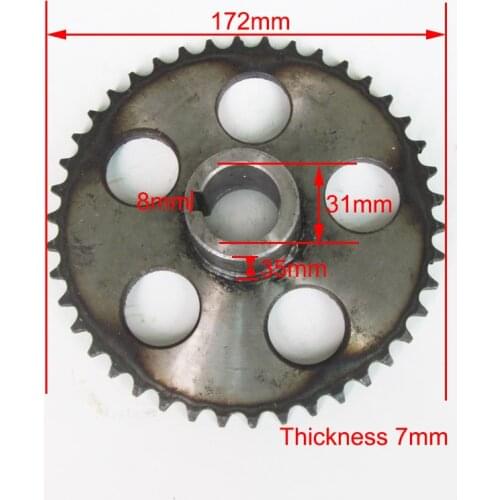 42 Tooth 31mm Rear Chain Sprocket for Electric Tricycle fit 428 Chain