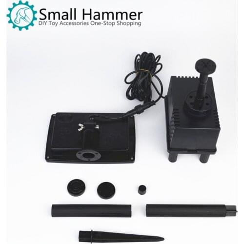 7v Solar Powered Fountain Water Pump for Garden Pond Pool Fish Tank Landscape Pool Garden Solar Power Decorative