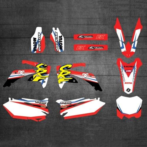 Free Custom GRAPHICS BACKGROUNDS DECALS STICKERS for Honda CRF250 CRF250R 2010 2011 2012 2013 CRF450R 2009 2010 2011 2012 CRF450