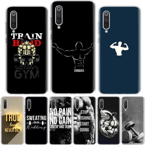 Bodybuilding Gym Fitness Phone Case For Xiaomi Redmi Note 10 9 9S 8 8T 7 6 5 9C 9A 8A 7A 6A 5A Pro S2 K20 K30 Case