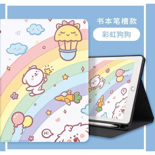 For iPad Air 3 10.5 iPad 10.2 2019 Case with Pencil Holder Funda for iPad 7th Generation Case Pro 11 2020 2018 9.7 Case Capa