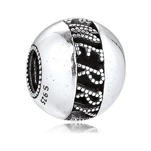 CKK 925 Sterling Silver Beads Openwork Merry Christmas Charms Fit Pandora Bracelet Women DIY Jewelry Making Wholesale