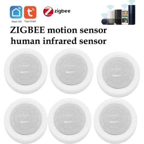 Tuya Zigbee3.0 Anti-theft Human Body Sensor Wireless Smart Body Movement PIR Motion Sensor With Gateway Support Smart Life App