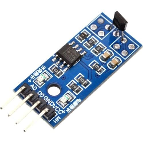 LM393 3144 Hall Sensor Module Hall Effect ​​Sensor for Speed Measurement Counter Hall Effect Position Sensor