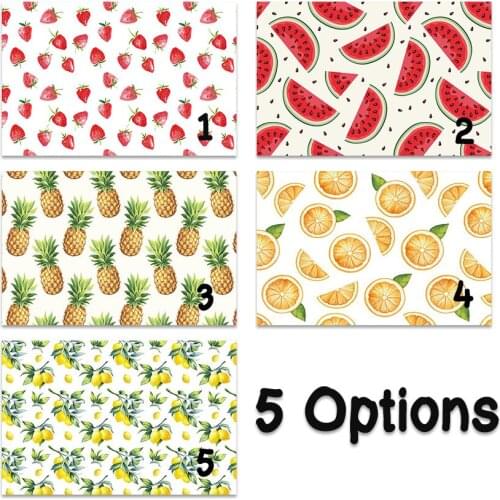 Summer Fruit Photography Backdrop for Newborn Baby Photo Studio Background Strawberry Watermelon Pineapple Birthday Party Banner