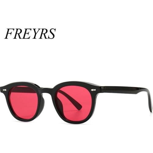 FREYRS Fashion Retro Sunglasses Men Round Vintage Glasses for Men/Women Luxury Sunglasses Men Small Lunette Soleil Homme 6089