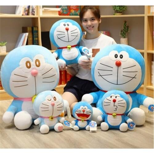 Cartoon doll doll jingle cat plush toy A dream bed pillow gift robot cat birthday gift juguetes home decoration