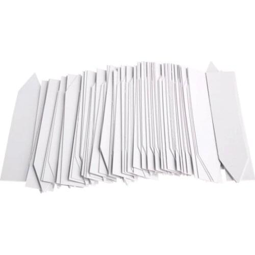 NEW Pack of 100 Plant Pot Markers Plastic Garden Stake Tags Nursery Labels 4 Inch